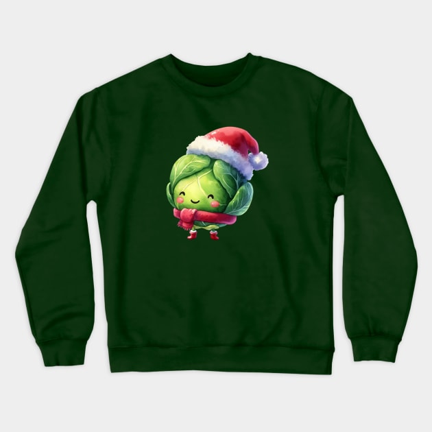 Russell Sprouty Claus Crewneck Sweatshirt by Merlyn Morris